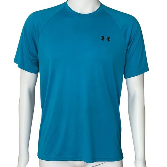 Under Armour Men's Tech 2.0 Blue Short Sleeve T-Shirt Size M - Picture 6 of 6